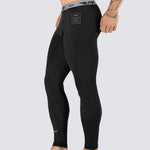 Elite Sports Plain Black Compression BJJ Spat Pants