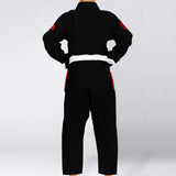 Kid's Elite Sports Ultra Light Preshrunk Black BJJ Gi With Free White Belt